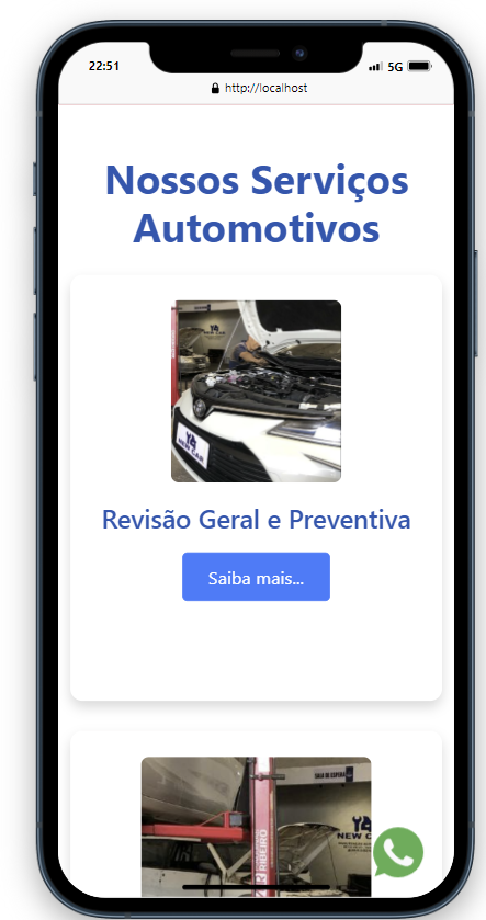 Detalhe de Redesign de Landing Pages